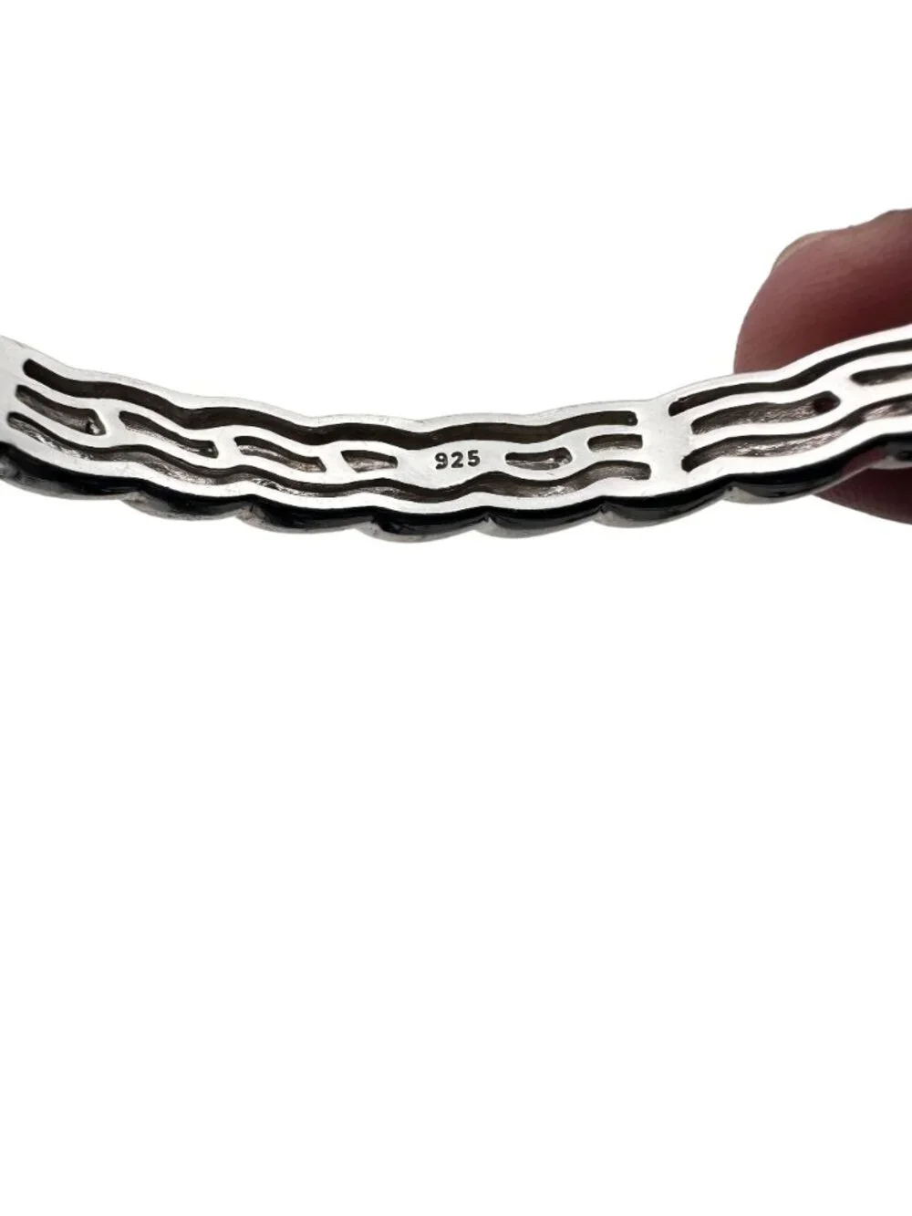 Belle Etoile Bangle Bracelet Sterling Silver Cubic Zirconia